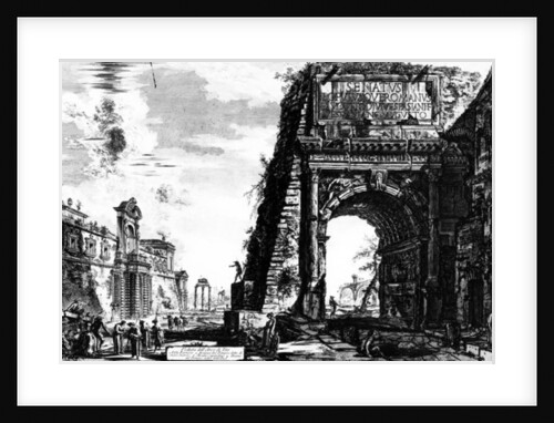View of the Arch of Titus by Giovanni Battista Piranesi