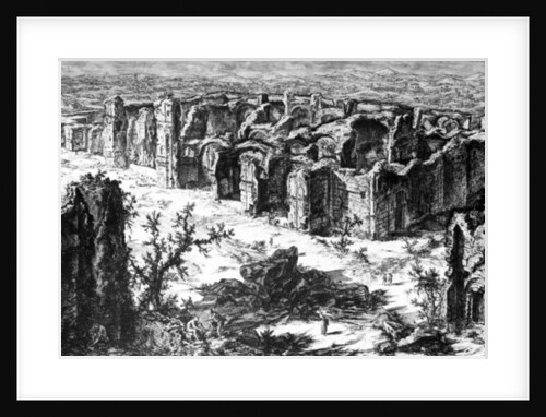 View of the Baths of Caracalla by Giovanni Battista Piranesi