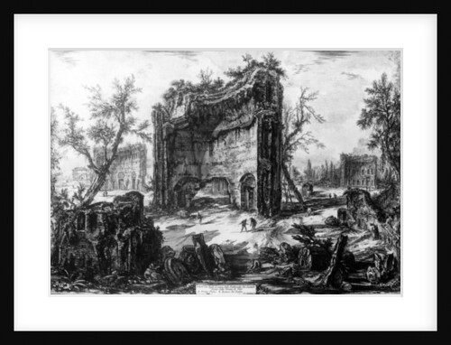 View of the Baths of Trajan by Giovanni Battista Piranesi