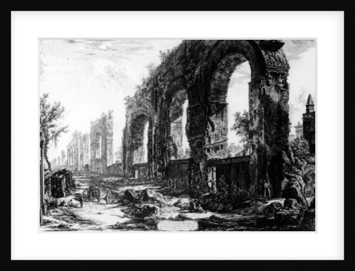 View of the Aqueduct of Nero by Giovanni Battista Piranesi