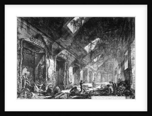 View of the Heliocaminus at Hadrian's Villa, Tivoli by Giovanni Battista Piranesi