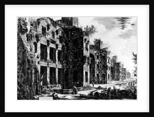 View of the Frigidarium at the Baths of Diocletian by Giovanni Battista Piranesi