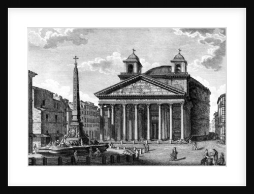 View of the Pantheon, Rome, c.1810 by Giuseppe Acquaroni