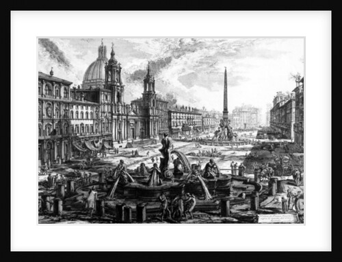 View of the Piazza Navona by Giovanni Battista Piranesi