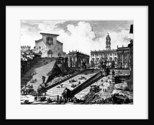 View of the Capitoline Hill by Giovanni Battista Piranesi
