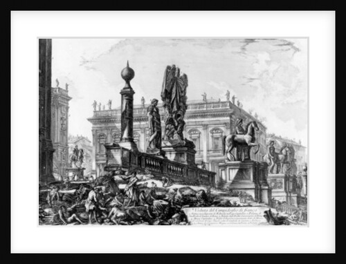 View of the Capitoline Hill by Giovanni Battista Piranesi