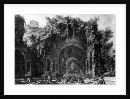 View of the Grotto of Egeria outside the Porta Capena by Giovanni Battista Piranesi