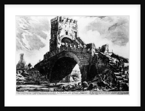 View of the Ponte Salario by Giovanni Battista Piranesi