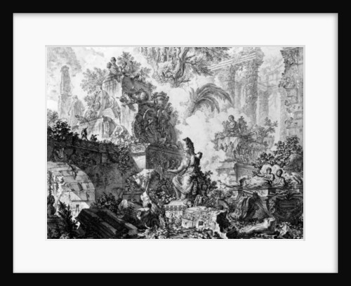 Frontispiece for the 'Vedute di Roma' series, c.1760 by Giovanni Battista Piranesi