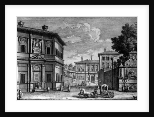 View of the Casino della Vigna and the Villa Giulia beyond, c.1761 by Giuseppe Vasi