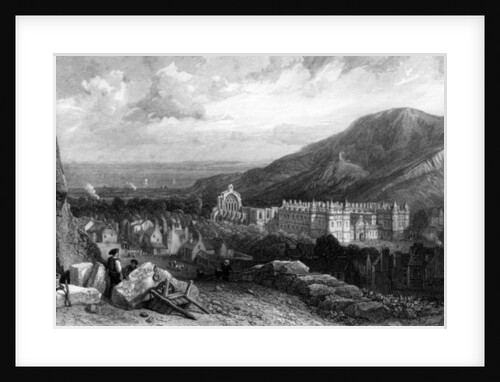 Holyrood from the Calton-Hill by William Clarkson Stanfield