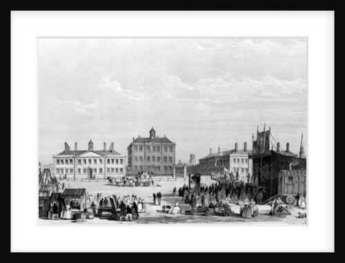 Old Liverpool Infirmary and Alms-Houses, with John Cooke's circus in the foreground, c.1826 by William Gavin Herdman