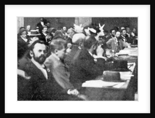 Group of Delegates at the Zionist Congress, Basle, 1897 by Swiss Photographer