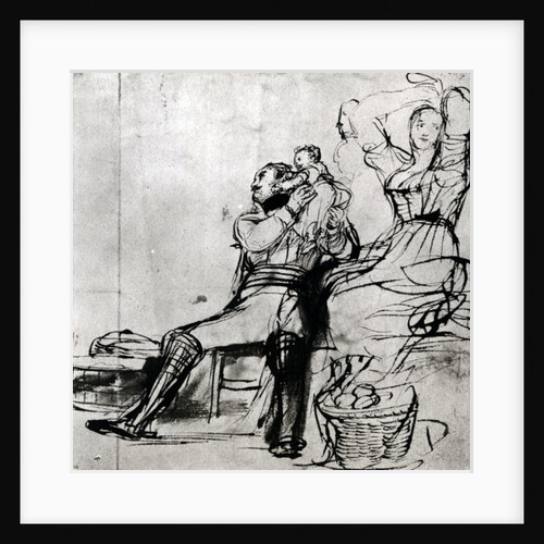 Study of Figures for 'Chelsea Pensioners reading the Gazette of the Battle of Waterloo', 1816-22 by David Wilkie