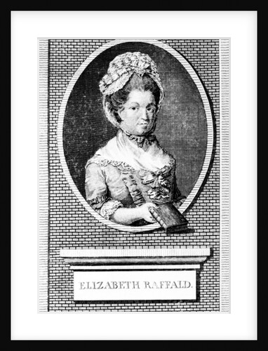 Elizabeth Raffald, 1782 by English School