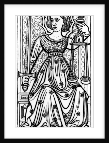 Justice, after a tarot card from the 'Gringonneur' pack by Italian School