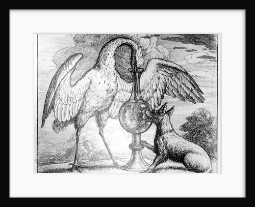 The Fox and the Stork by Francis Barlow