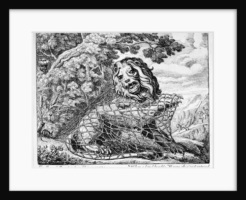 The Lion and the Mouse by Francis Barlow