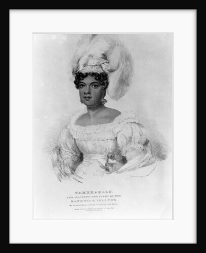 Tamehamalu, Her Majesty the Queen of the Sandwich Islands, 1824 by John (after) Hayter