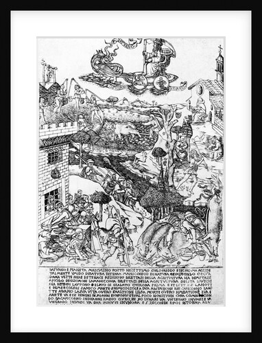 Saturn, c.1464 by Baccio Baldini