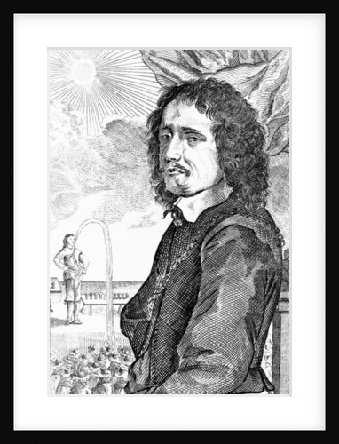 The Water-Spouter, Blaise de Manfre by Wenceslaus Hollar