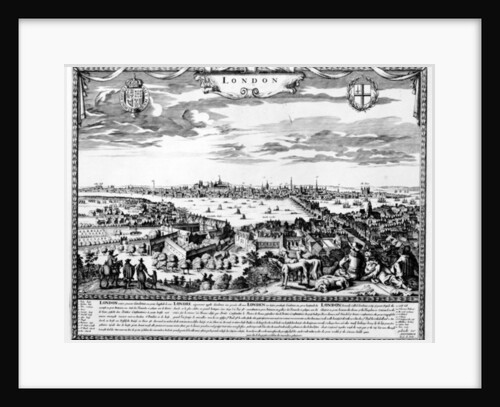 View of London, c.1700 by Pieter Hendricksz Schut