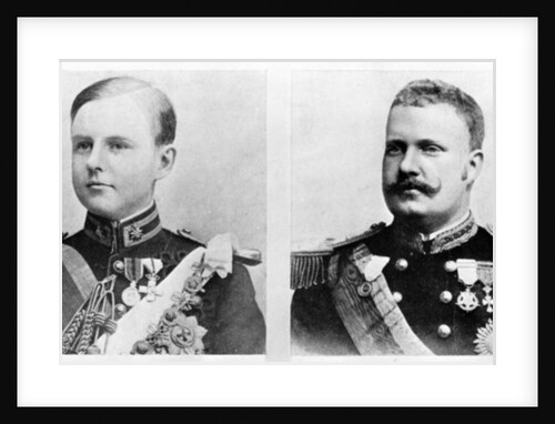 Luís Filipe, Prince Royal of Portugal, Duke of Braganza and his father, King Carlos I of Portugal and the Algarves, c.1900 by Anonymous