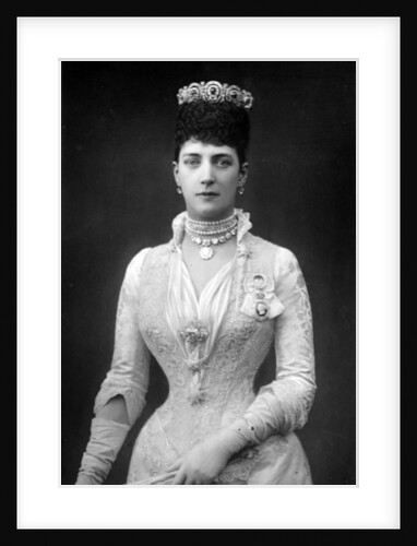 Alexandra, Queen Consort of Edward VII of Great Britain, c.1890 by English Photographer