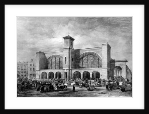 King's Cross Station, c.1852 by English School