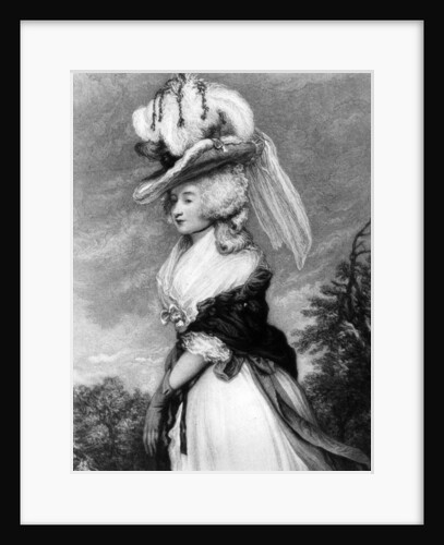 Lady Letitia Lade, mezzotint by Frederick Bromley, c.1785 by Joshua Reynolds