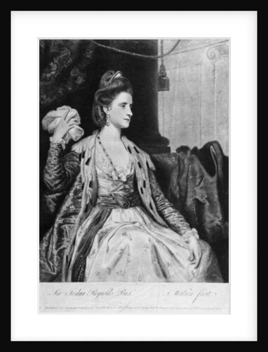 Polly Kennedy, mezzotint by Thomas Watson, 1771 by Joshua Reynolds