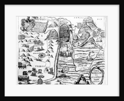 Map of Israel by William Marshall