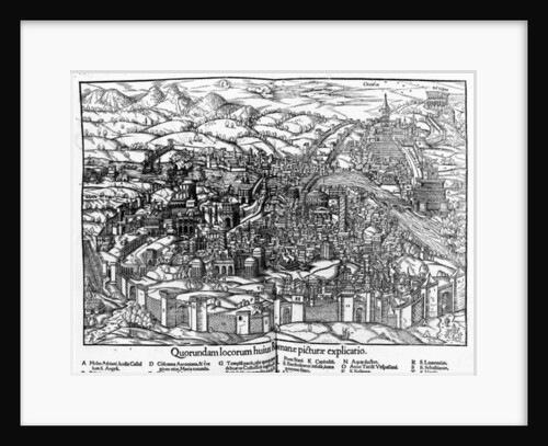 City of Rome, c.1550 by Sebastian Munster