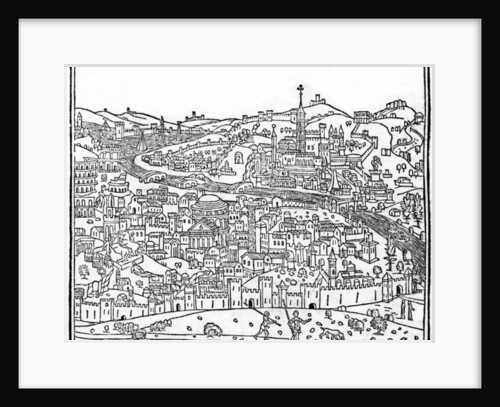 View of Rome by Giacomo Filippo Foresti