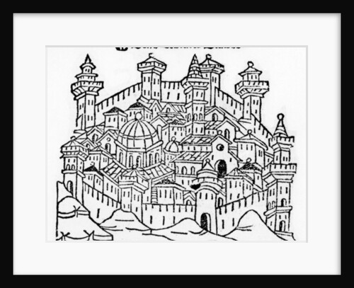 View of Siena by Giacomo Filippo Foresti