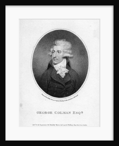 George Colman the Younger by English School