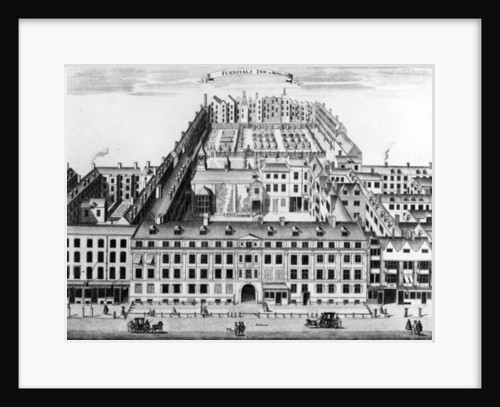Furnival's Inn, Holborn, London, 1754 by Sutton Nicholls