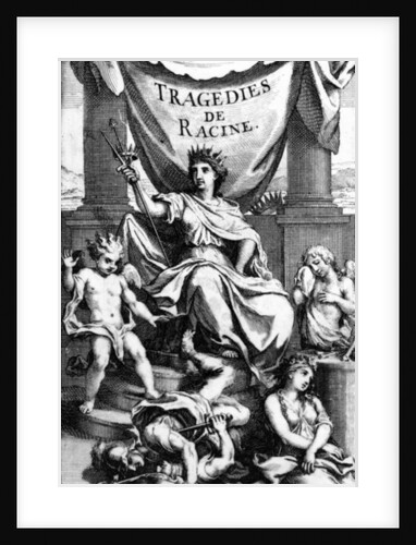 Title page to 'Tragedies de Racine' by Charles (after) Le Brun