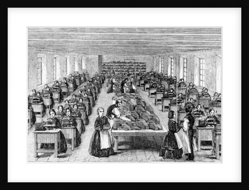The Machine-room at Somervell Brothers, Netherfield, Kendal by English School