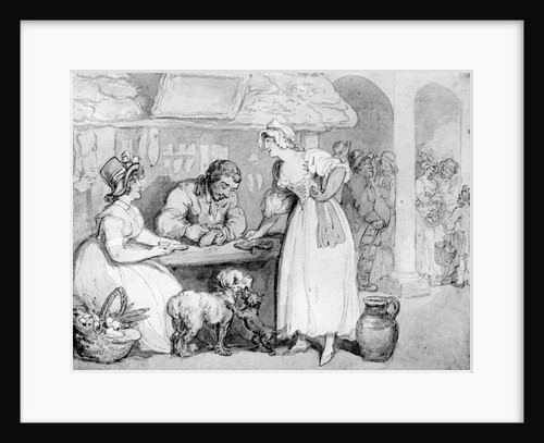 At the Cobblers by Thomas Rowlandson