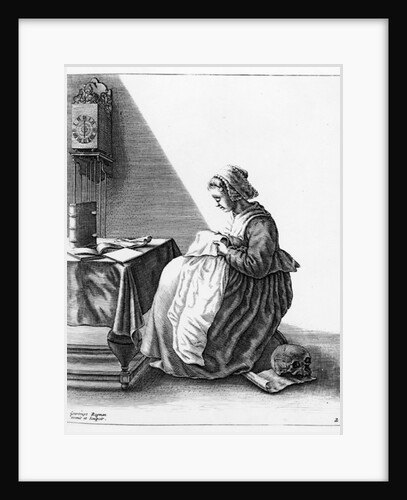 A Woman Making a Ruff, c.1640-7 by Geertryut Roghman