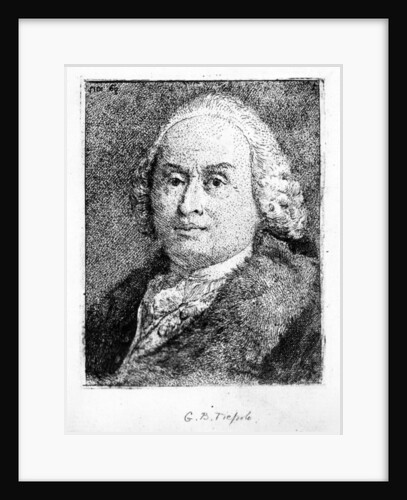 Portrait of Giambattista Tiepolo, 1775 by Giandomenico (1727-1804) Tiepolo