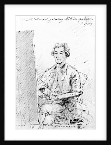 Mr Stewart painting Mr West's portrait, 1783 by Benjamin West
