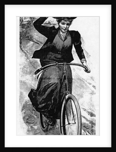 Bicycling Downhill by English School