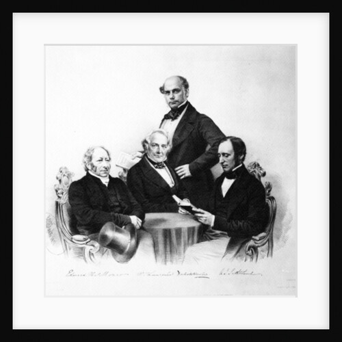Portrait of doctors Edward Monro, William Lawrence, Forbes Winslow and A. J. Sutherland by English School