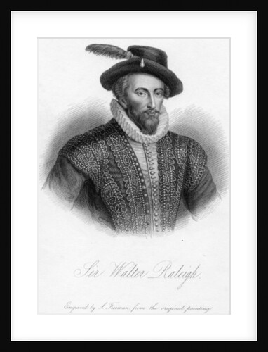 Sir Walter Raleigh, print made by S. Freeman by Marcus the Younger (after) Gheeraerts