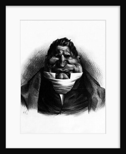 Pot-de-Naz, caricature from 'Le Charivari', May 2, 1833 by Honore Daumier