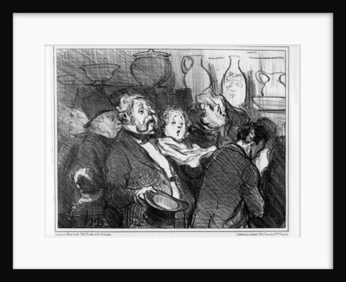Stupefaction, Compression and Suffocation, First Impressions at the Paris Universal Exhibition by Honore Daumier