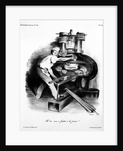 Ah! You want to meddle with the press by Honore Daumier