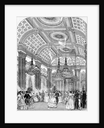 Polka Dance at a state ball at Buckingham Palace, 1848 by English School